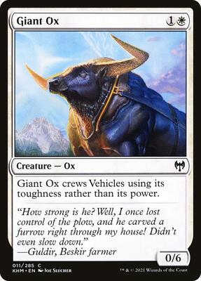 Giant Ox card from Kaldheim