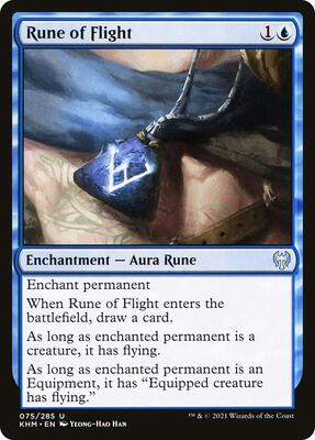 Rune of Flight card from Kaldheim