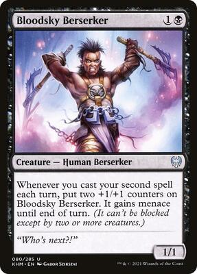 Bloodsky Berserker card from Kaldheim