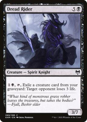 Dread Rider card from Kaldheim
