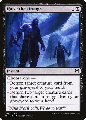 Raise the Draugr card from Kaldheim