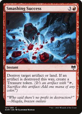 Smashing Success card from Kaldheim