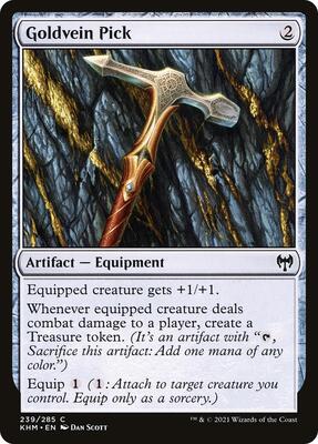 Goldvein Pick card from Kaldheim
