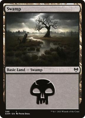 Swamp card from Kaldheim