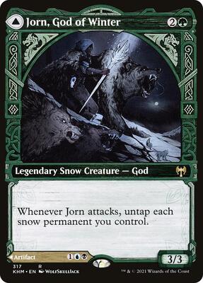 Jorn, God of Winter (Showcase) card from Kaldheim