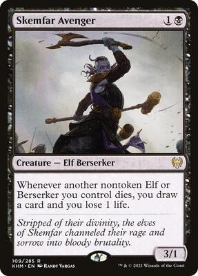 Skemfar Avenger card from Kaldheim
