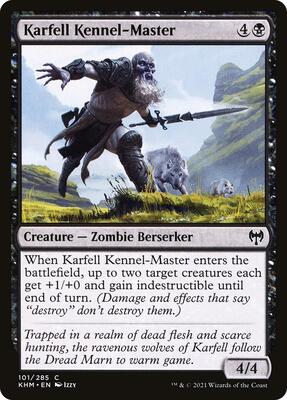 Karfell Kennel-Master card from Kaldheim