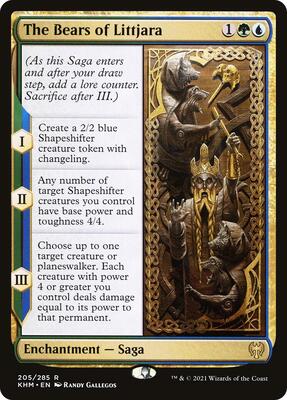 The Bears of Littjara card from Kaldheim