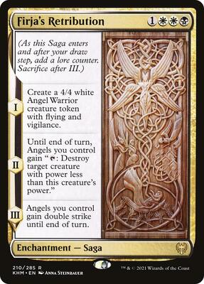 Firja's Retribution card from Kaldheim