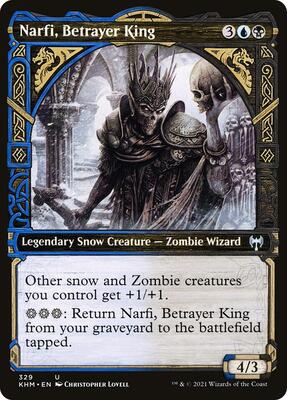Narfi, Betrayer King (Showcase) card from Kaldheim