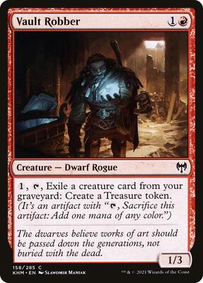 Vault Robber card from Kaldheim