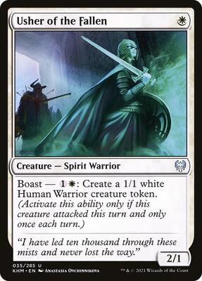 Usher of the Fallen card from Kaldheim
