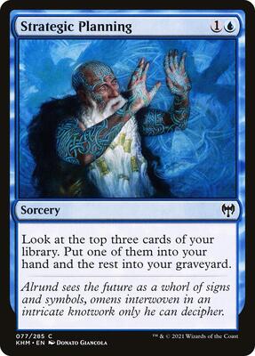 Strategic Planning card from Kaldheim
