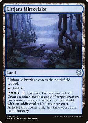 Littjara Mirrorlake card from Kaldheim