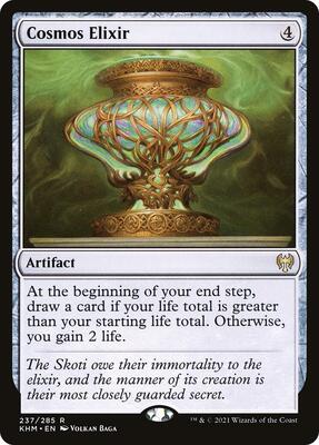 Cosmos Elixir card from Kaldheim