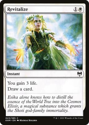 Revitalize card from Kaldheim
