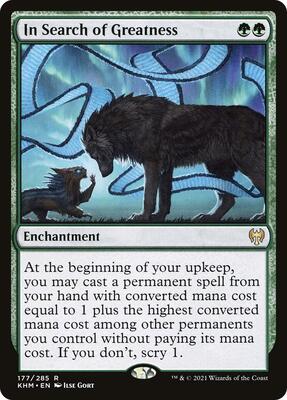 In Search of Greatness card from Kaldheim
