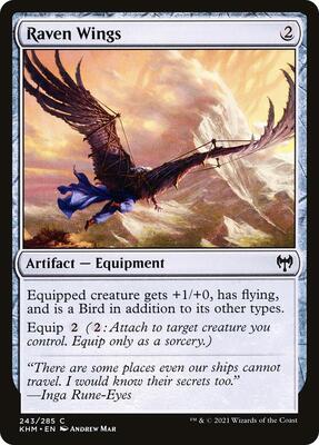 Raven Wings card from Kaldheim