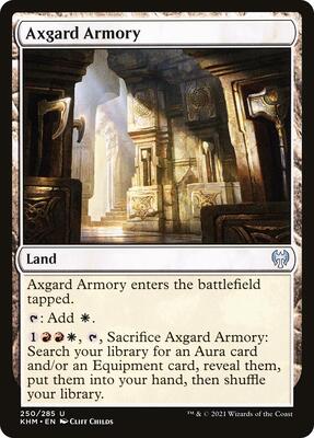 Axgard Armory card from Kaldheim
