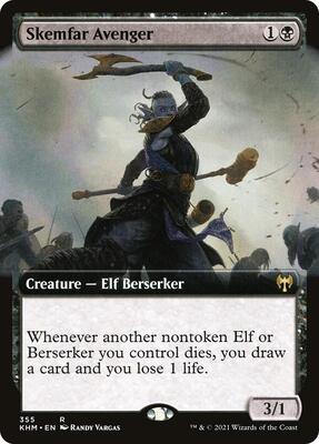 Skemfar Avenger (Extended Art) card from Kaldheim