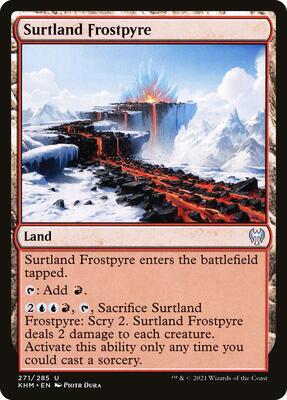 Surtland Frostpyre card from Kaldheim