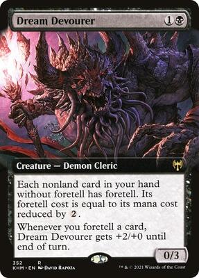 Dream Devourer (Extended Art) card from Kaldheim