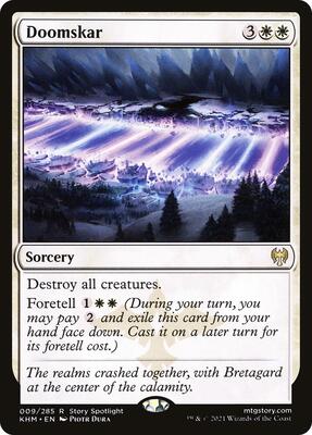 Doomskar card from Kaldheim