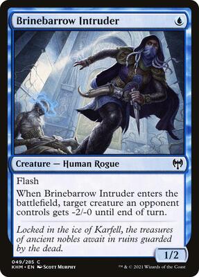 Brinebarrow Intruder card from Kaldheim