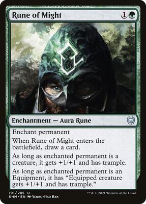 Rune of Might card from Kaldheim