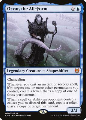 Orvar, the All-Form card from Kaldheim