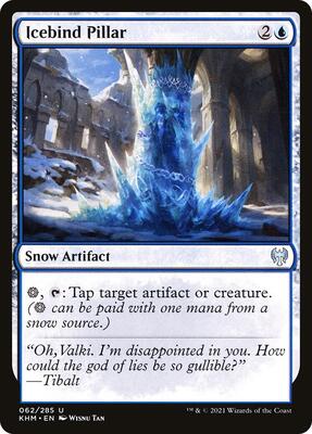Icebind Pillar card from Kaldheim