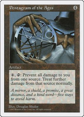 Pentagram of the Ages card from Fifth Edition