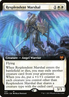 Resplendent Marshal (Extended Art) card from Kaldheim