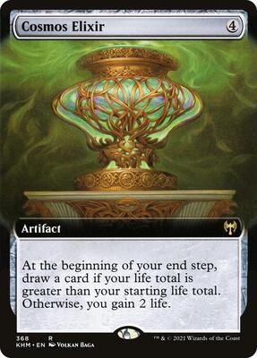 Cosmos Elixir (Extended Art) card from Kaldheim