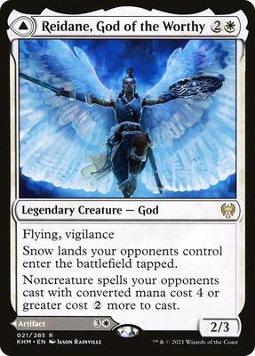 Reidane, God of the Worthy card from Kaldheim
