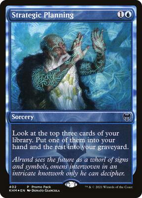 Strategic Planning card from Promo Pack: Kaldheim