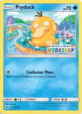 Psyduck - 28/149 (Build-A-Bear Workshop Exclusive) card from Miscellaneous Cards & Products