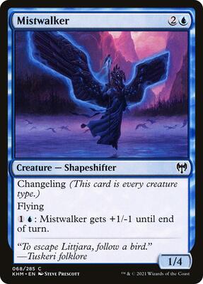 Mistwalker card from Kaldheim