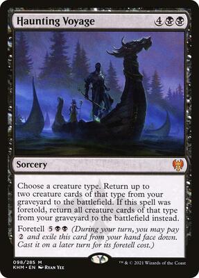 Haunting Voyage card from Kaldheim