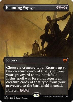 Haunting Voyage (Borderless) card from Kaldheim