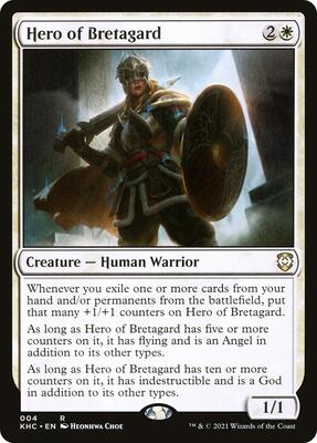 Hero of Bretagard card from Commander: Kaldheim