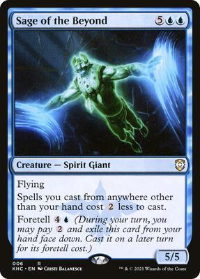 Sage of the Beyond card from Commander: Kaldheim