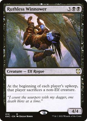 Ruthless Winnower card from Commander: Kaldheim