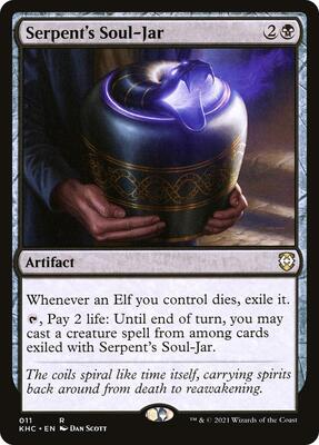 Serpent's Soul-Jar card from Commander: Kaldheim