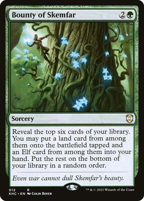 Bounty of Skemfar card from Commander: Kaldheim
