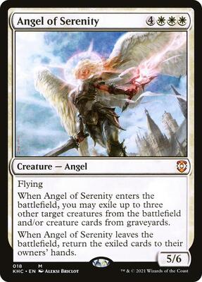 Angel of Serenity card from Commander: Kaldheim