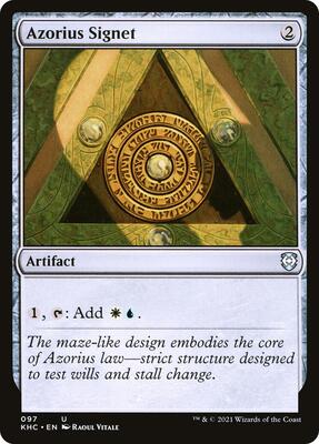 Azorius Signet card from Commander: Kaldheim