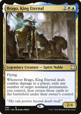 Brago, King Eternal card from Commander: Kaldheim