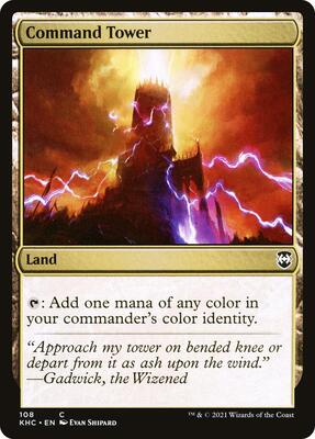 Command Tower card from Commander: Kaldheim
