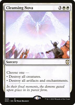 Cleansing Nova card from Commander: Kaldheim